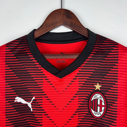 AC Milan 23-24 Home Shirt collar