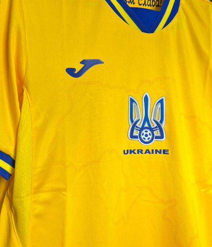 Ukraine 22-24 Home Shirt crest