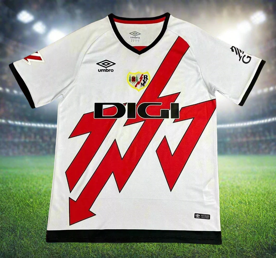 Rayo Vallecano 24-25 Home Shirt front