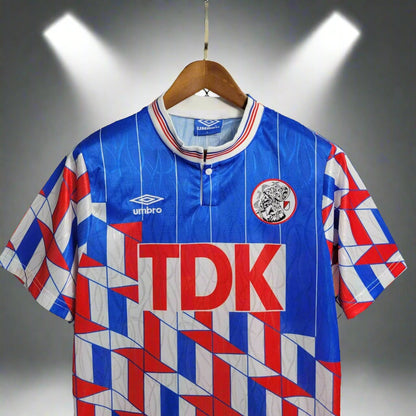 Ajax 89-90 Away Retro Shirt sponsor