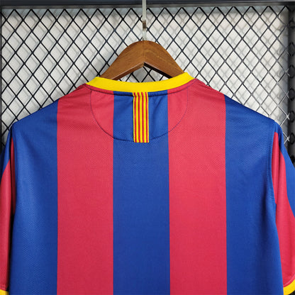 Barcelona 10-11 Home Retro Shirt back