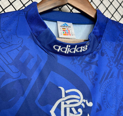 Rangers  94-96 Home Retro Shirt collar