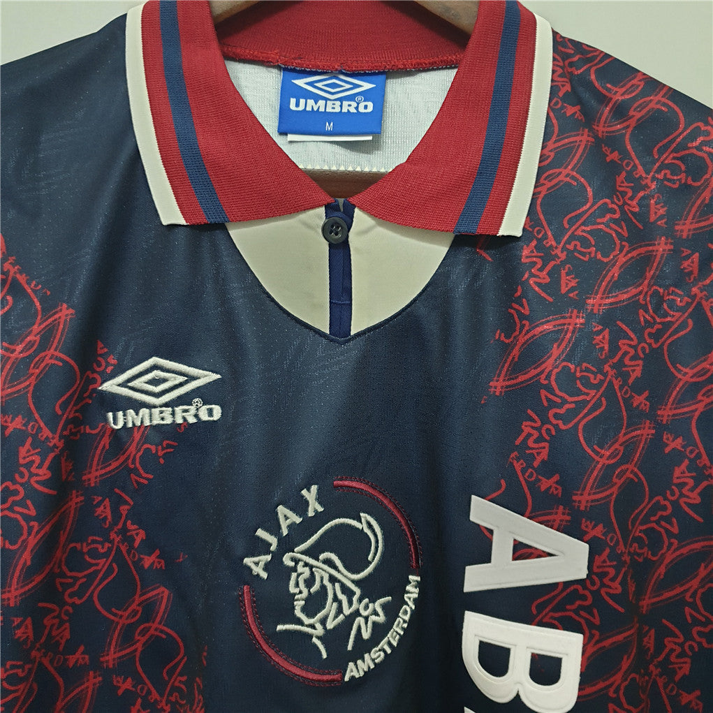 Ajax 94-95 Away Retro Shirt neck