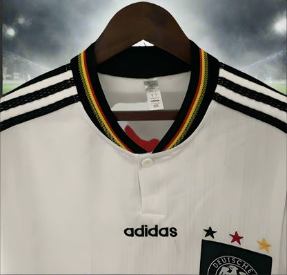 Germany 96-98 Home Retro Shirt collar