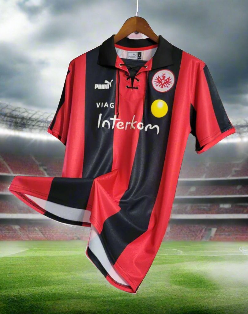 Eintracht Frankfurt 99-00 Home Centenary Retro Shirt wind