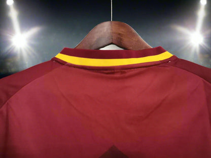 Roma 99-00 Home Retro Shirt collar