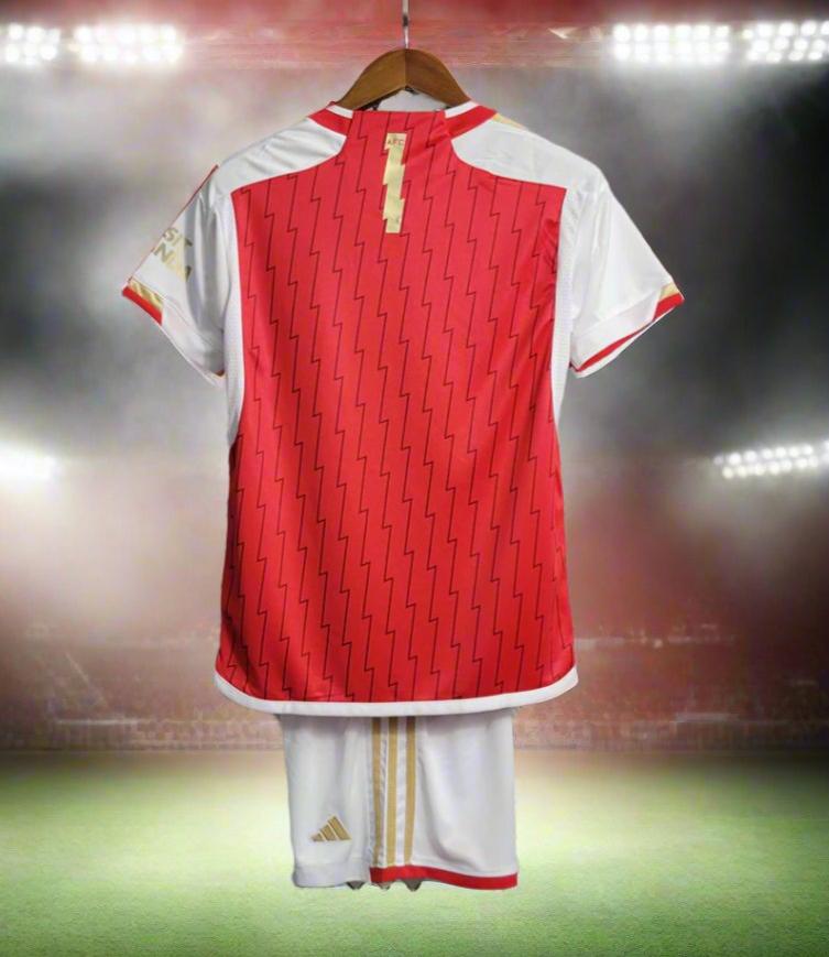 Arsenal Kids 23-24 Home Kit rear