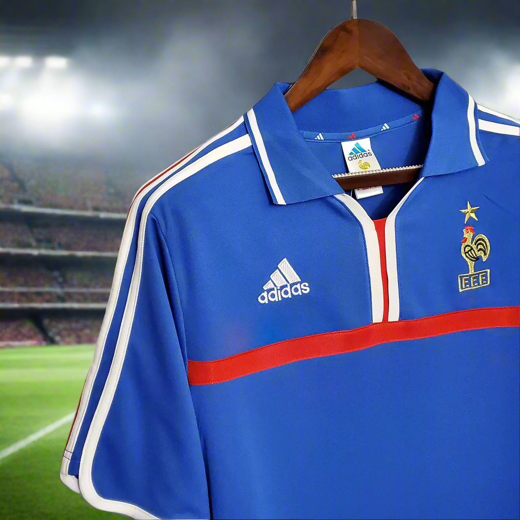 France 00-02 Home Retro Shirt side