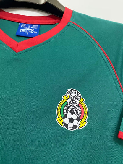 Mexico 02-03 Home Retro Shirt crest