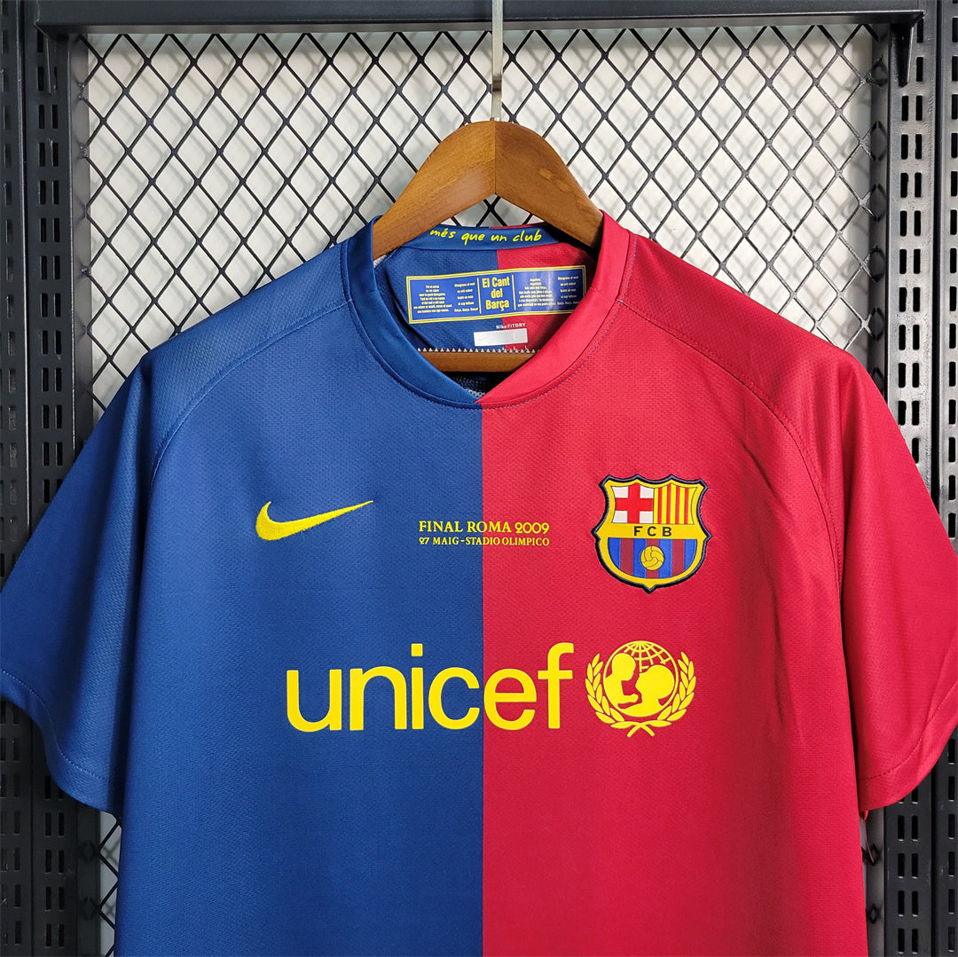 Barcelona 08-09 Champions League Final Retro Shirt front