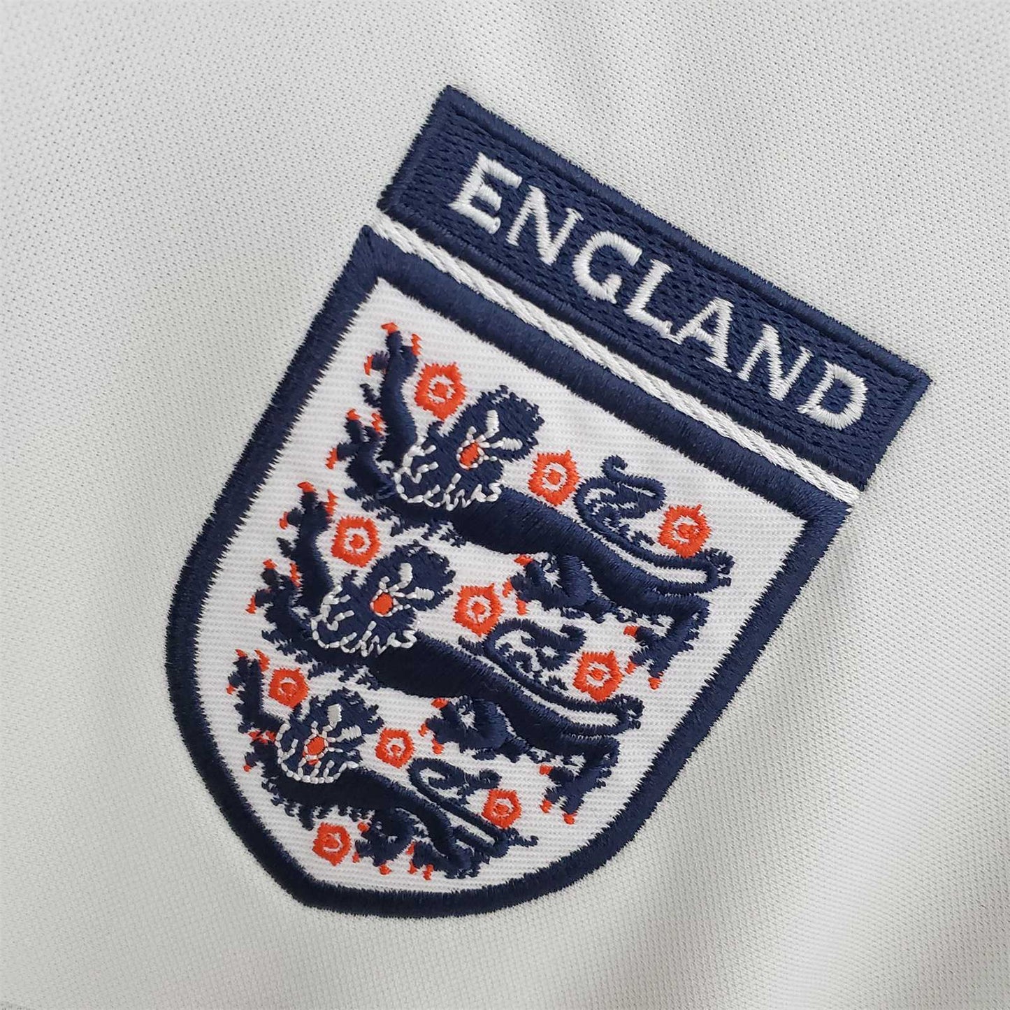 England 00-02 Home Retro Shirt crest