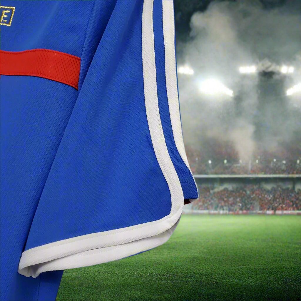 France 00-02 Home Retro Shirt sleeve