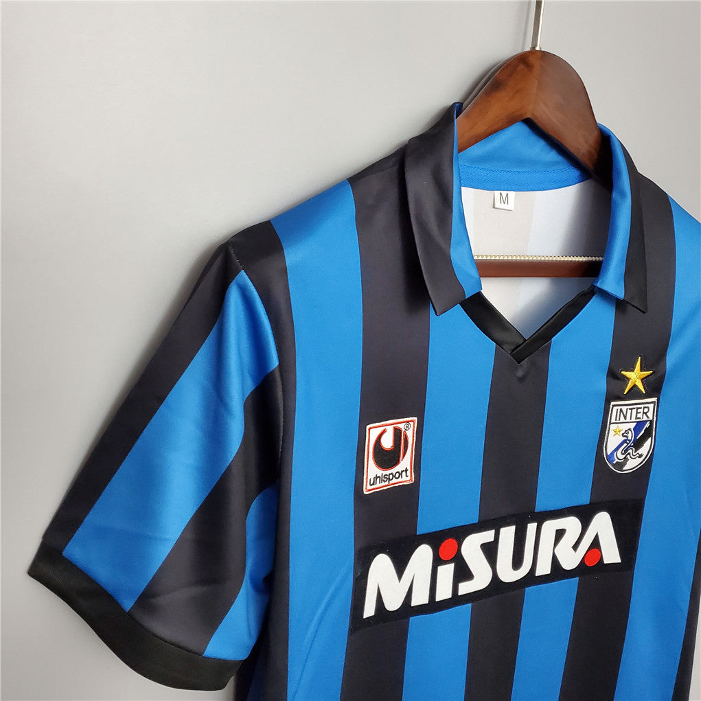 Inter Milan 88-89 Home Retro Shirt side