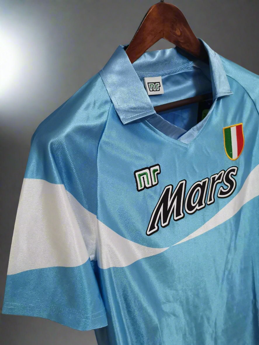 SSC Napoli 90-91 Retro Home 2 Shirt sponsor