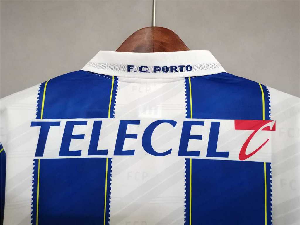 Porto 95-97 Home Retro Shirt collar