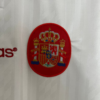 Spain 94-96 Away Retro Shirt crest