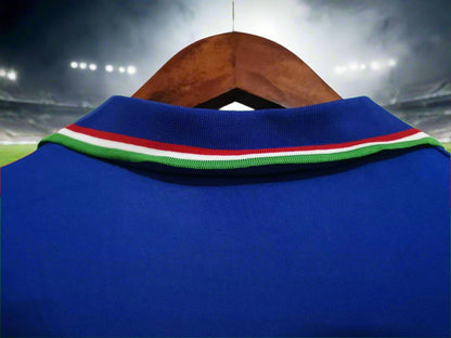 Italy 90-92 Home Retro Shirt collar