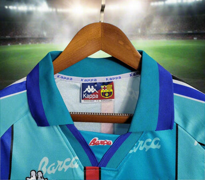 Barcelona 95-97 Away Retro Shirt neck