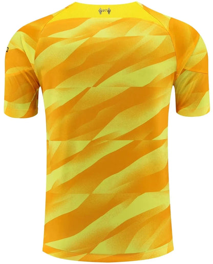 Liverpool 23-24 Goalkeeper Yellow Shirt rear