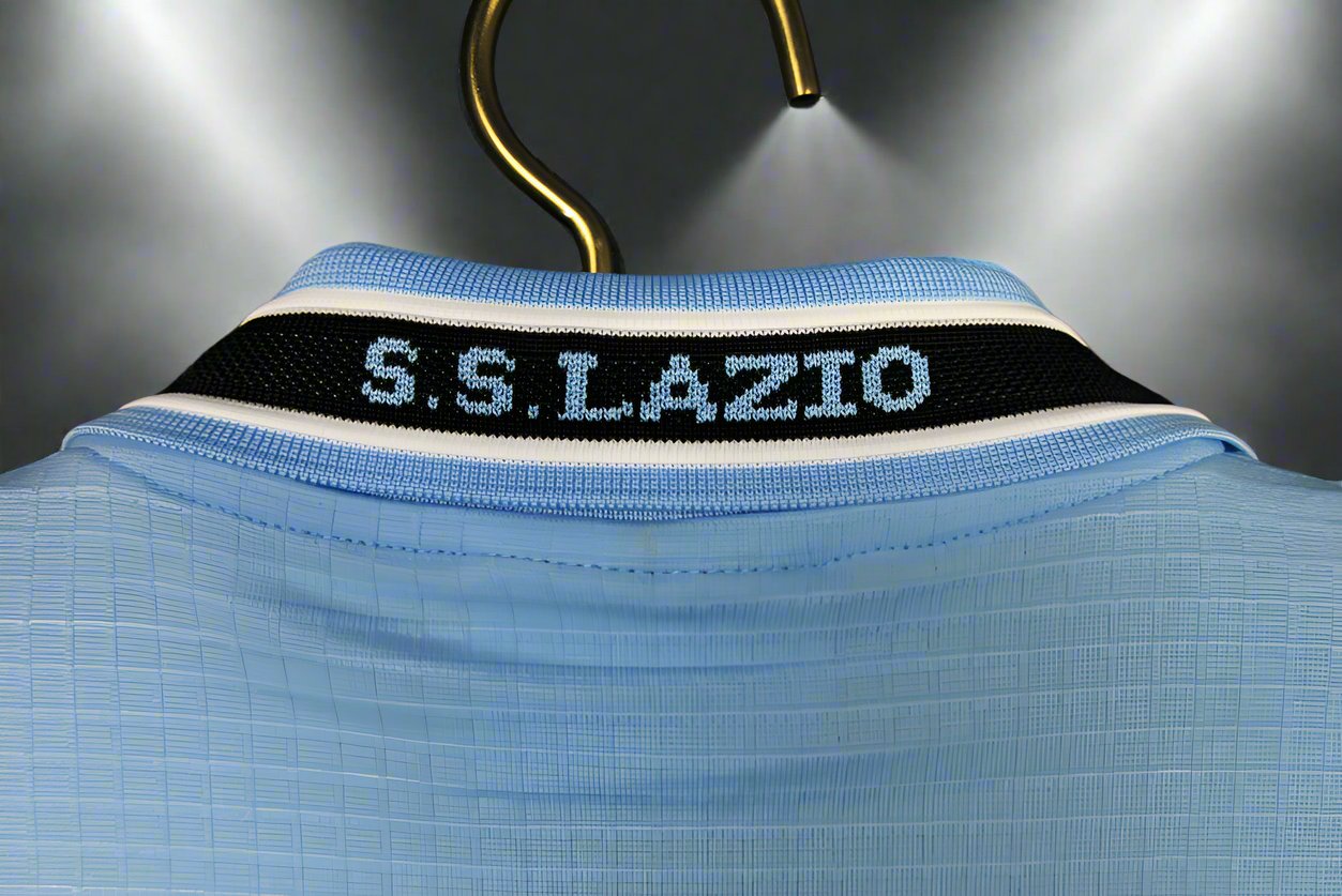 Lazio 98-00 Home Retro Shirt collar