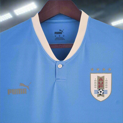 Uruguay 22-24 Home Shirt neck