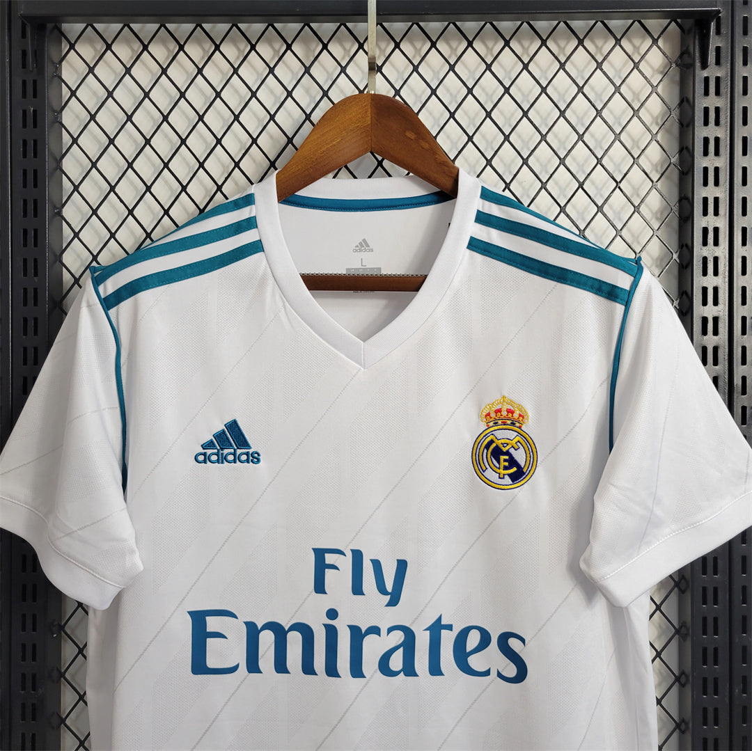 Real Madrid 17-18 Home Retro Shirt front