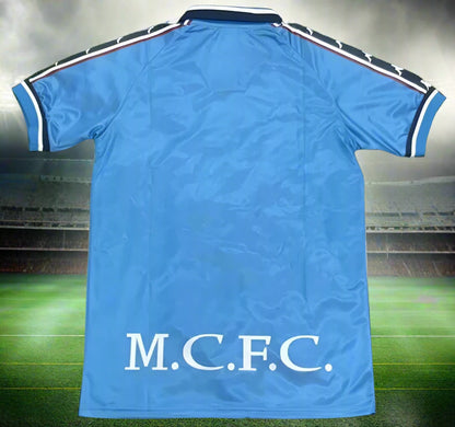 Manchester City 97-88 Home Shirt rear