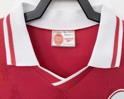 Liverpool 96-97 Home Shirt collar