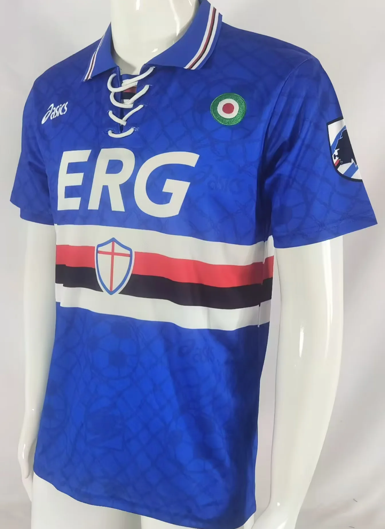 Sampdoria 94-95 Home Retro Shirt crest