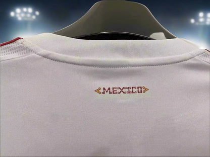 Mexico 13-14 Away Retro Shirt neck