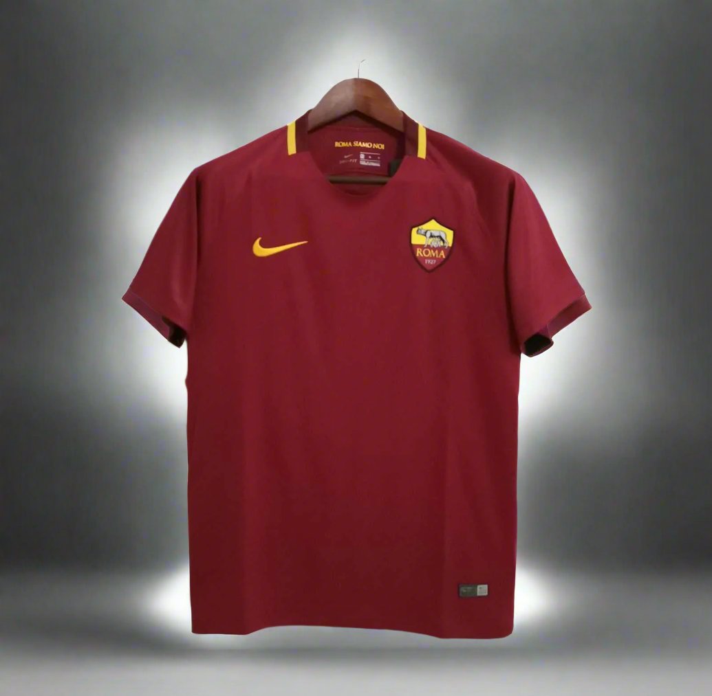 Roma 17-18 Home Retro Shirt front