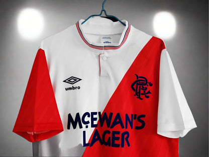 Rangers 87-97 Away Retro Shirt front