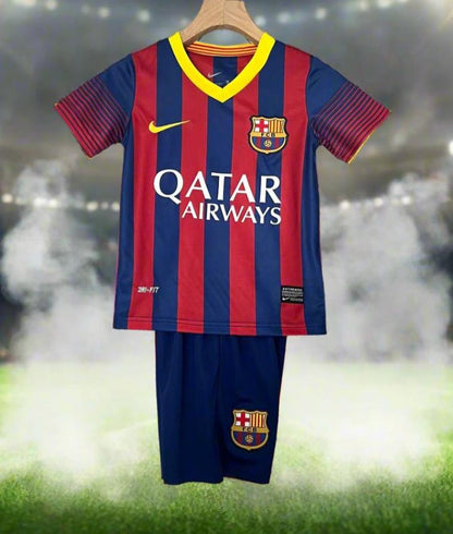 Barcelona Kids 13-14 Home Retro Kit