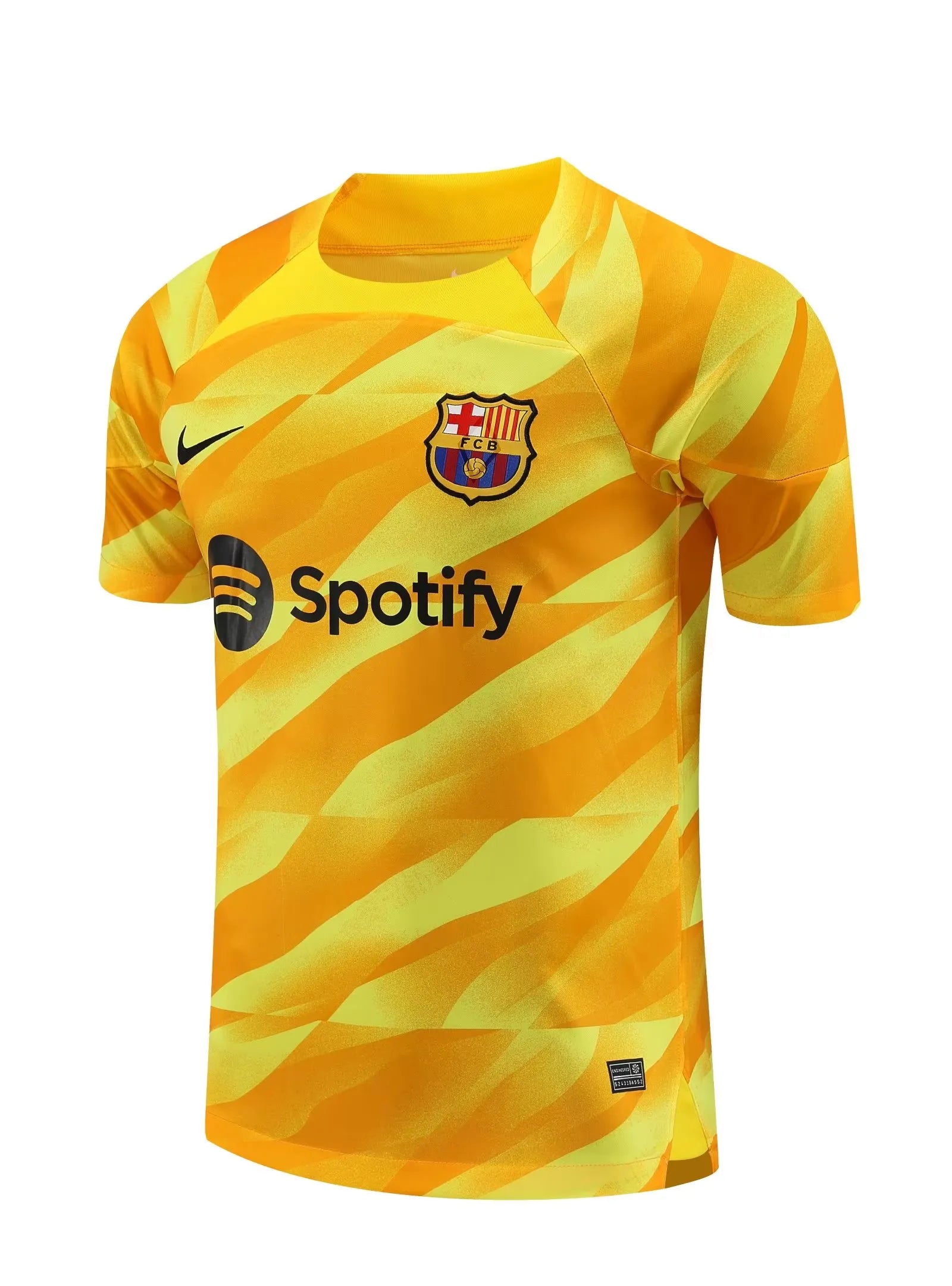 Barcelona 23-24 Goalkeeper Shirt Black Yellow side