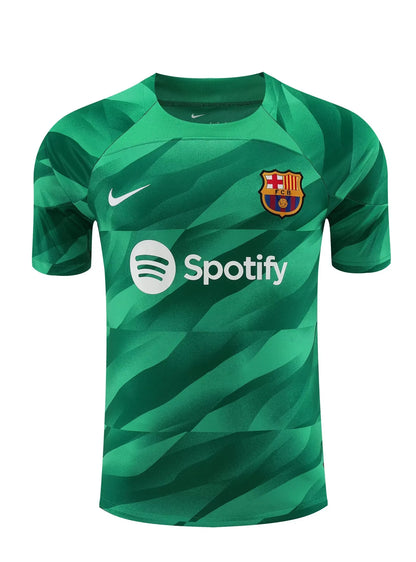 Barcelona 23-24 Goalkeeper Shirt Black Green