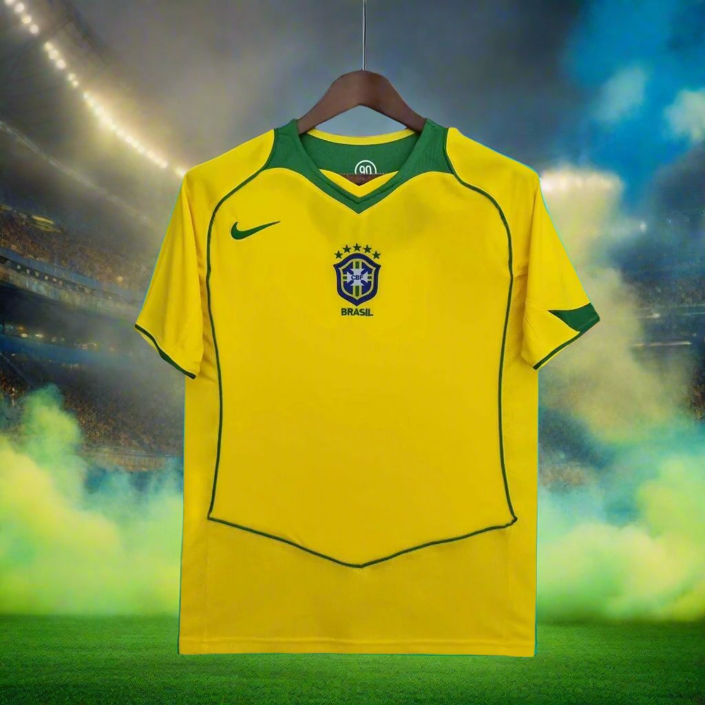 Brazil 04-06 Home Retro Shirt