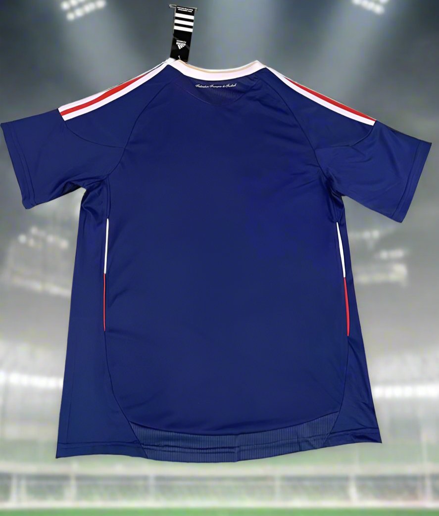 France 10-11 Home Retro Shirt rear