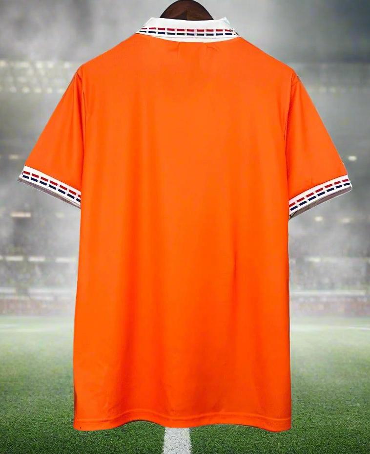 Netherlands 96-97  Home Retro Shirt rear