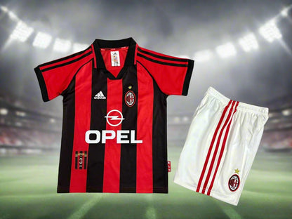 AC Milan Kids 98-99 Home Retro Kit