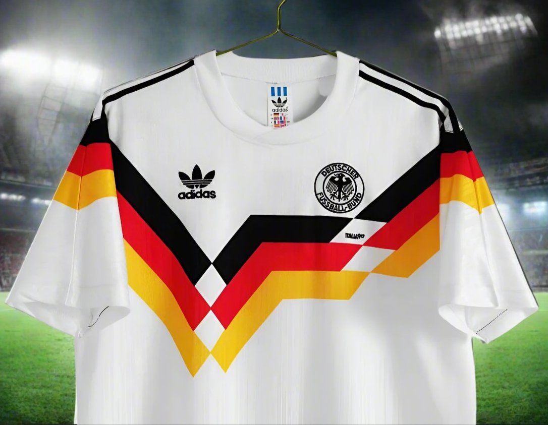 Germany 90-92 Home Retro Shirt sleeves