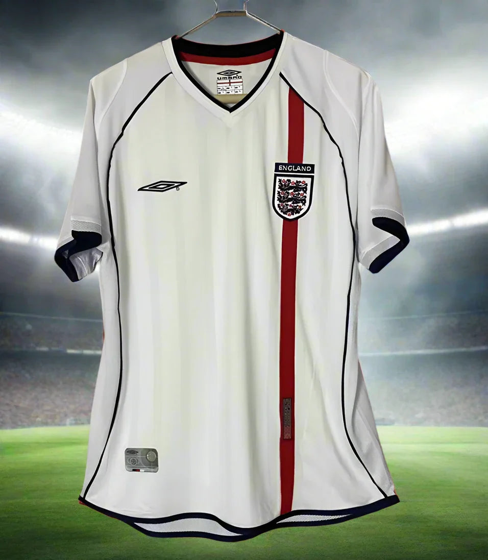 England 02-04 Home Retro Shirt