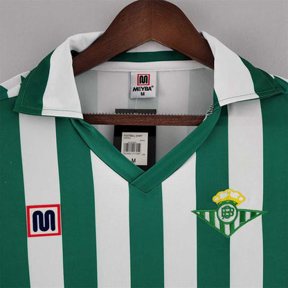 Real Betis 82-85 Home Retro Shirt neck