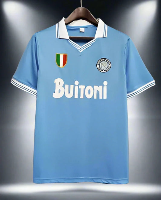 SSC Napoli 85-87 Retro Home 2 Shirt