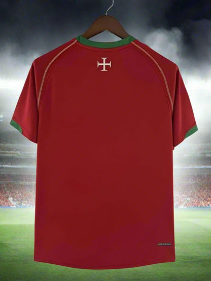 Portugal 06-08 Home Retro Shirt rear