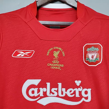 Liverpool 04-06 Home Shirt sponsor