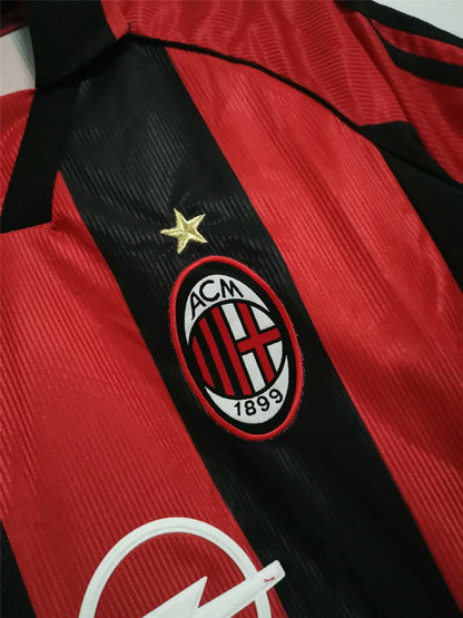 AC Milan 98-99 Home Retro Shirt crest