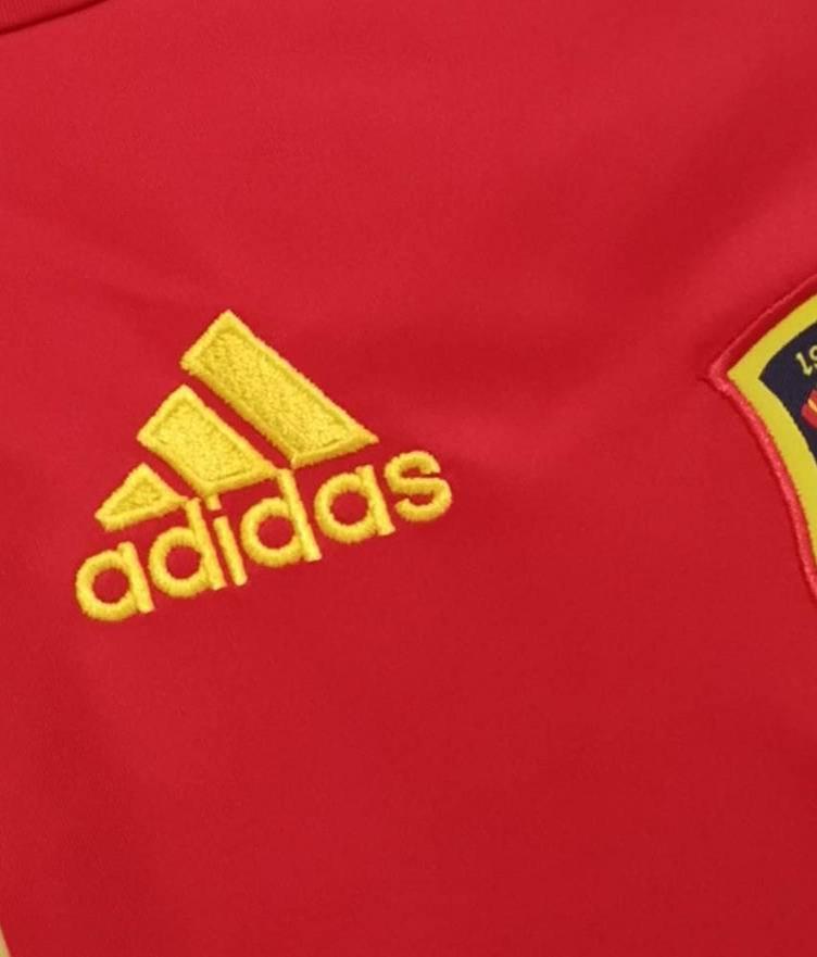 Spain 08-09 Home Retro Shirt brand