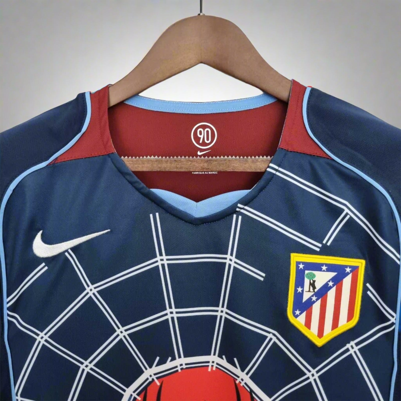 Atletico Madrid 04-05 Away Retro Shirt neck