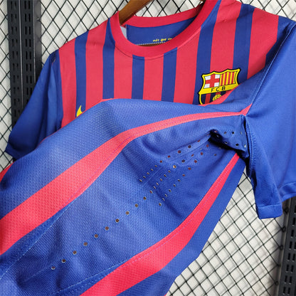 Barcelona 11-12 Home Retro Shirt side