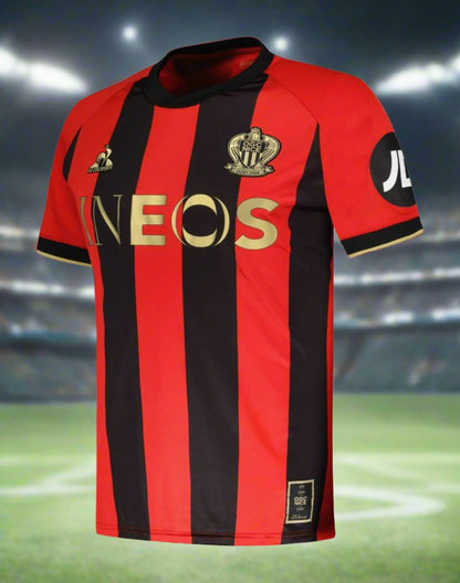 RC Lens 24-25 OGC Nice Home Shirt side